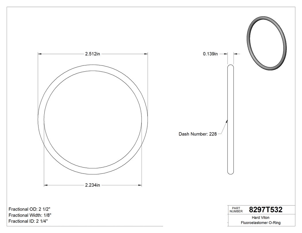 Technical drawing - 8297T532